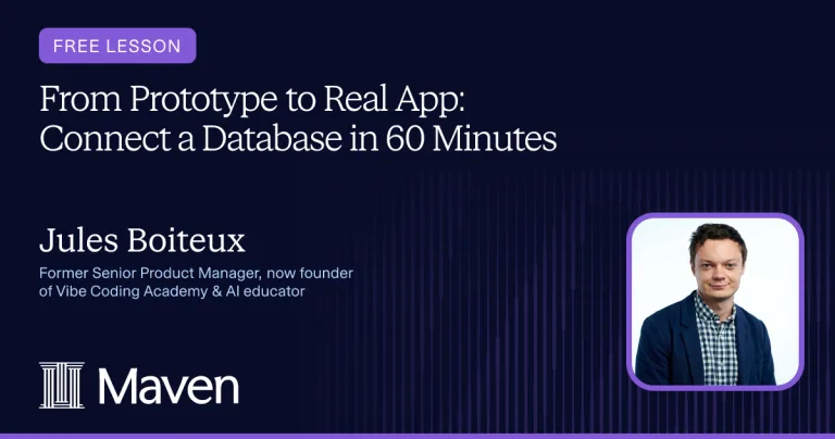 From Prototype to Real App: Connect a Database in 60 Minutes